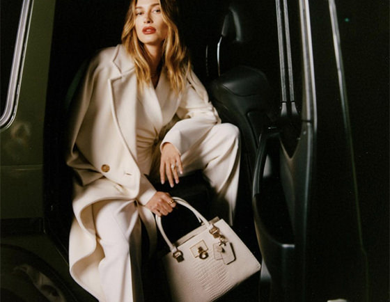 EDITORIAL SPOTLIGHT *HAILEY BIEBER SPORTING THE GUESS STEPHI GIRLFRIEND SATCHEL IN CR FASHION BOOK*